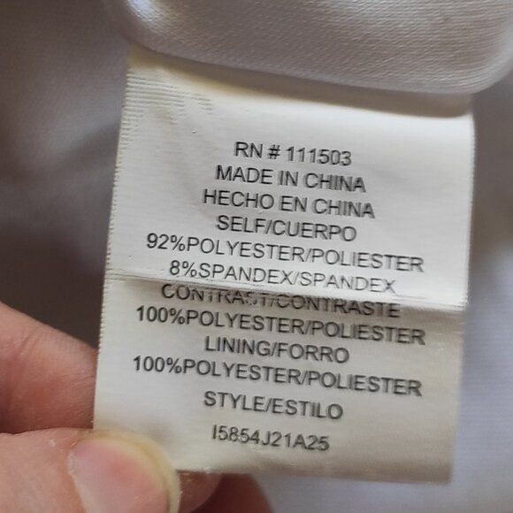 Love Reign Formal Prom Dress White and Silver Sequin Size 3 (XS/extra-small) - Picture 5 of 8